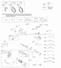 Alternator Electric Starter Ignition Diagram and Parts List for 21S232-1110-F1  Briggs and Stratton Engine